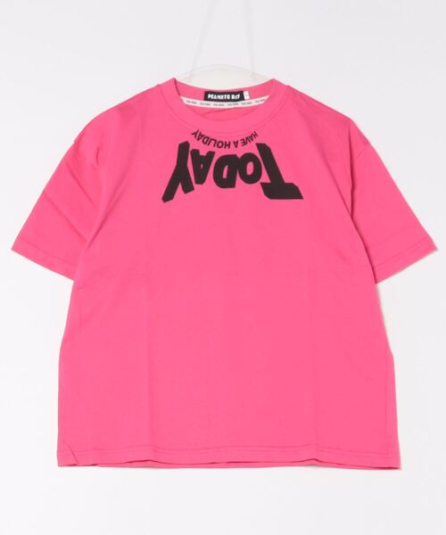PEANUTS BOY（ピーナッツボーイ）の「【PEANUTS BOY】プリントTシャツ（Tシャツ/カットソー・レディース・ピンク/グリーン・SMALL）」の2枚目の写真