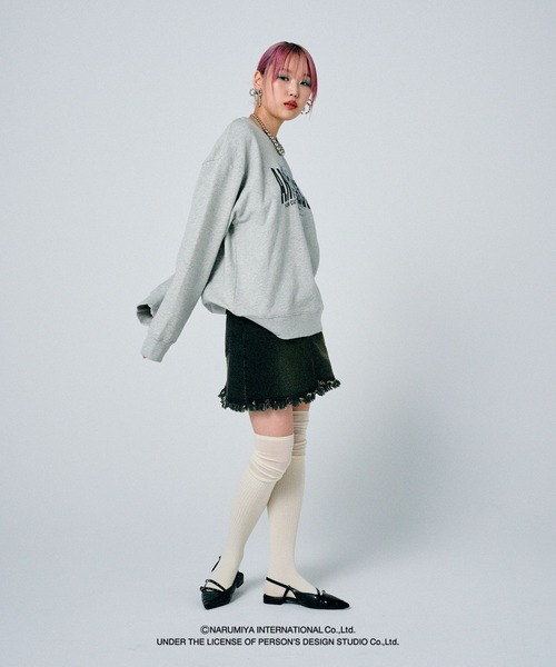 PAGEBOY（ページボーイ）の「<PAGEBOY×ANGEL BLUE>デニムミニスカート（スカート・レディース・ブラック/ブルー・FREE）」の12枚目の写真