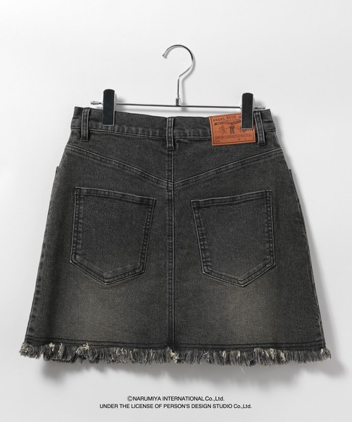 PAGEBOY（ページボーイ）の「<PAGEBOY×ANGEL BLUE>デニムミニスカート（スカート・レディース・ブラック/ブルー・FREE）」の18枚目の写真