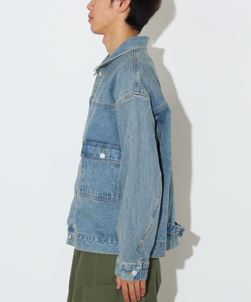 BEAMS HEART（ビームスハート）の「GMS インディゴ デニム ジャケット（デニムジャケット・メンズ・インディゴブルー・SMALL/MEDIUM/LARGE）」の7枚目の写真