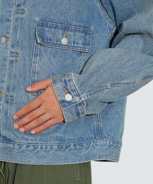 BEAMS HEART（ビームスハート）の「GMS インディゴ デニム ジャケット（デニムジャケット・メンズ・インディゴブルー・SMALL/MEDIUM/LARGE）」の10枚目の写真