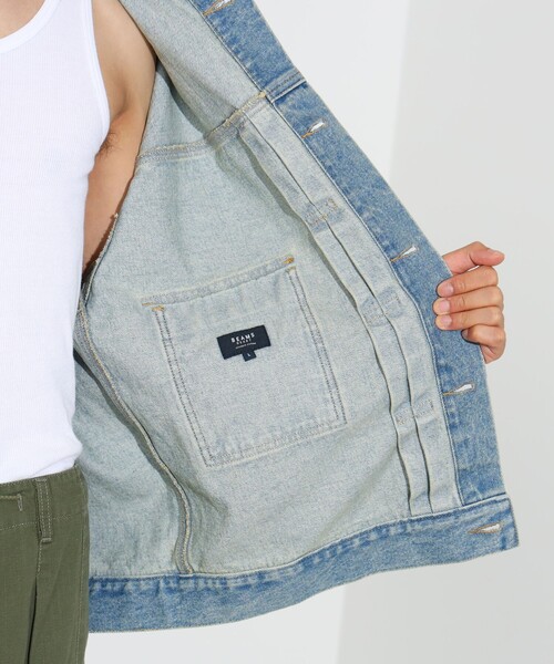 BEAMS HEART（ビームスハート）の「GMS インディゴ デニム ジャケット（デニムジャケット・メンズ・インディゴブルー・SMALL/MEDIUM/LARGE）」の11枚目の写真