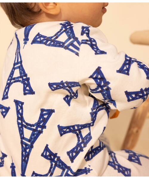 PETIT BATEAU（プチバトー）の「足なしロンパース（ロンパース・キッズ・ホワイト系その他・3MONTH/6MONTH/12MONTH）」の3枚目の写真