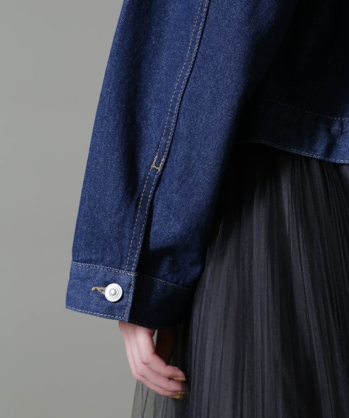 NANO universe（ナノユニバース）の「デニムジャケット（デニムジャケット・レディース・ブルー/ネイビー・FREE）」の20枚目の写真