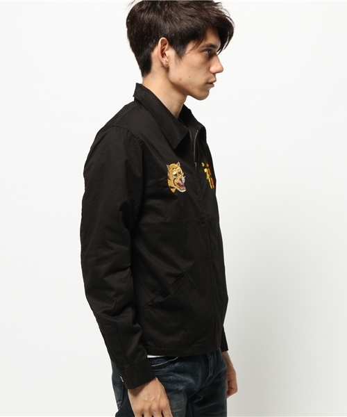 CIAOPANIC（チャオパニック）の「【Ciaopanic】　スーベニアジャケット（ブルゾン・メンズ・ブラック・LARGE/MEDIUM）」の5枚目の写真