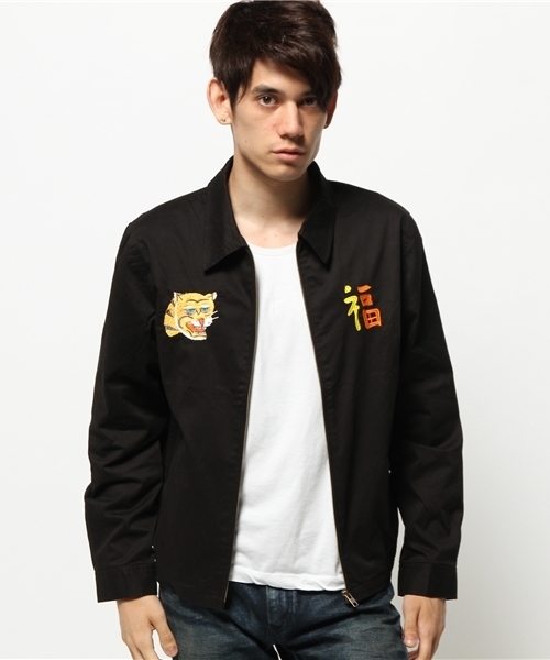 CIAOPANIC（チャオパニック）の「【Ciaopanic】　スーベニアジャケット（ブルゾン・メンズ・ブラック・LARGE/MEDIUM）」の7枚目の写真