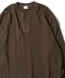【SEABEES/シービーズ】THERMAL PIGMENT HENRY NECK T-SHIRT / サーマルピグメントヘンリーネックTシャツ