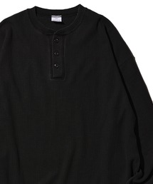 ADPOSION | 【SEABEES/シービーズ】THERMAL PIGMENT HENRY NECK T-SHIRT / サーマルピグメントヘンリーネックTシャツ(Tシャツ/カットソー)