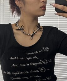 WHO'S WHO gallery | リボンシルバーボールネックレス(ネックレス)