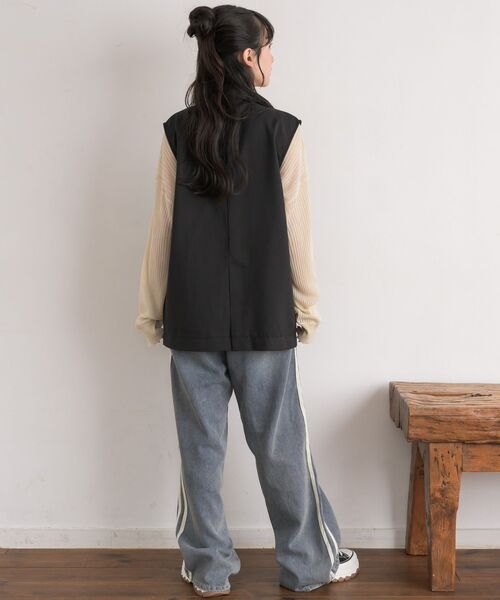 RETRO GIRL（レトロガール）の「【ゆるてろ】テーラーベスト（ベスト・レディース・ブラウン/チャコールグレー/ブラック・FREE）」の7枚目の写真