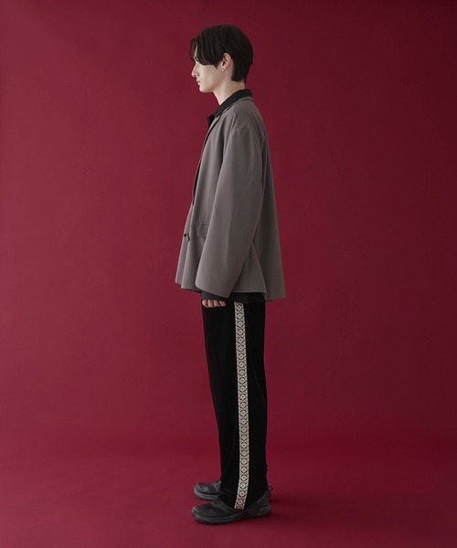 LUCY（ルーシー）の「LUCY/ベロアライントラックパンツ（スウェットパンツ・メンズ・ブラック・MEDIUM/LARGE）」の9枚目の写真