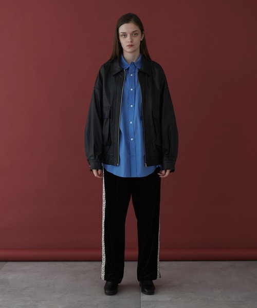 LUCY（ルーシー）の「LUCY/ベロアライントラックパンツ（スウェットパンツ・メンズ・ブラック・MEDIUM/LARGE）」の20枚目の写真