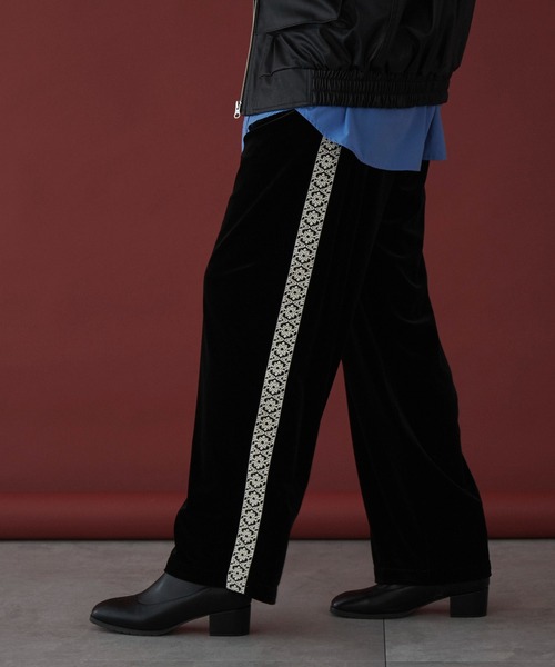 LUCY（ルーシー）の「LUCY/ベロアライントラックパンツ（スウェットパンツ・メンズ・ブラック・MEDIUM/LARGE）」の18枚目の写真