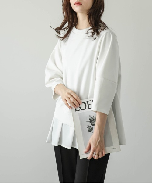 AMELY(エミリー)の「シャツドッキングプルオーバー(その他トップス・レディース・グレー系/ホワイト/ブラック・フリー)」の5枚目の写真