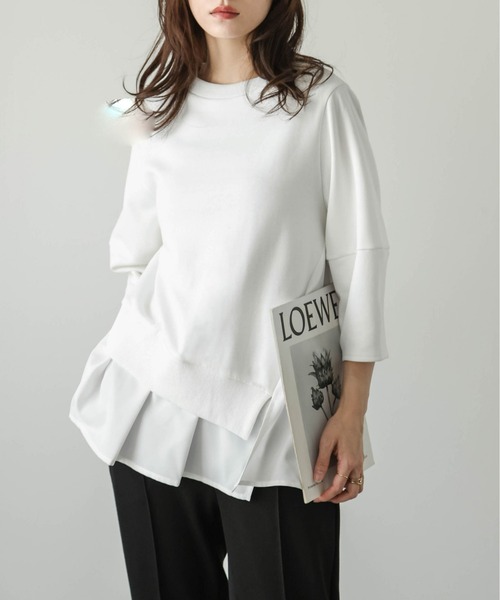 AMELY(エミリー)の「シャツドッキングプルオーバー(その他トップス・レディース・グレー系/ホワイト/ブラック・フリー)」の7枚目の写真