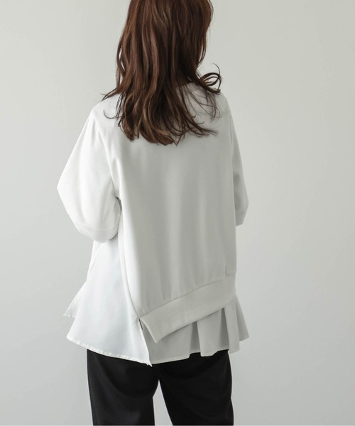 AMELY(エミリー)の「シャツドッキングプルオーバー(その他トップス・レディース・グレー系/ホワイト/ブラック・フリー)」の9枚目の写真