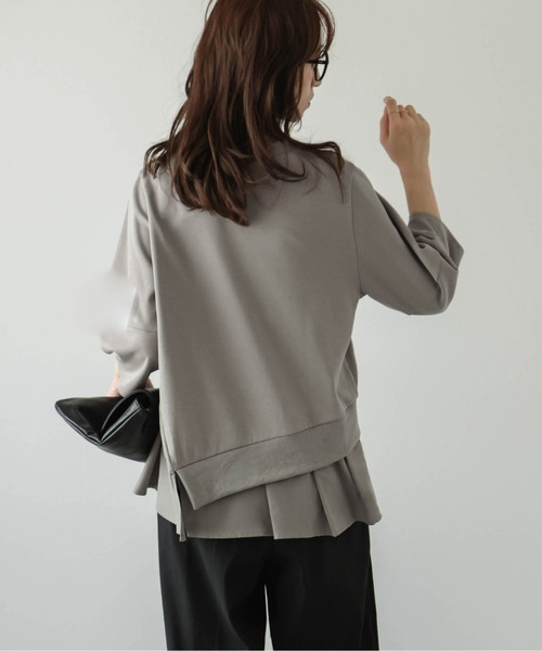 AMELY(エミリー)の「シャツドッキングプルオーバー(その他トップス・レディース・グレー系/ホワイト/ブラック・フリー)」の14枚目の写真