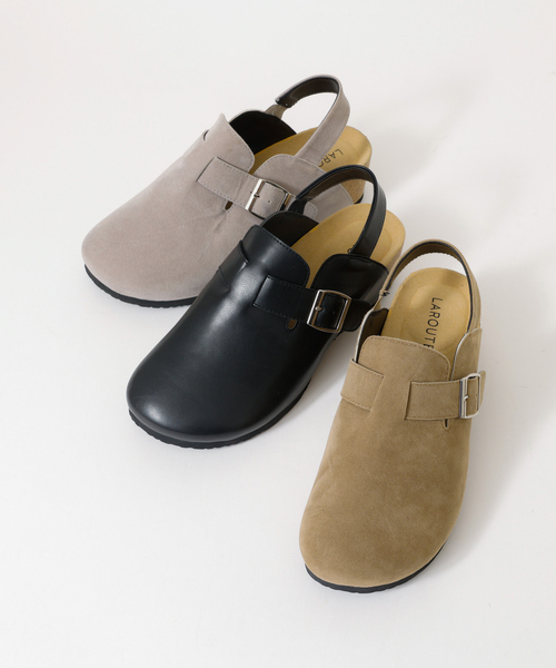 LAROUTE（ラルート）の「【LAROUTE】厚底 サボサンダル（サンダル・レディース・ブラック/ベージュ/グレー・S/M/L）」の9枚目の写真