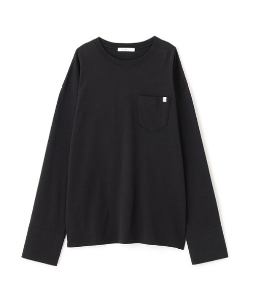 ETRE TOKYO(エトレトウキョウ)の「【再入荷!】カフスデザインカットトップス(Tシャツ/カットソー・レディース・ホワイト/チャコール・FREE)」の4枚目の写真