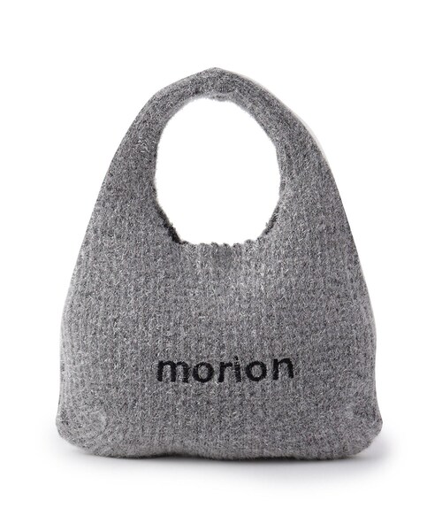 one'sterrace(ワンズテラス)の「◆ジェミル ラメ シャギーロゴバッグ(トートバッグ・レディース・アイボリー系8/グリーン系5/ブラック系8・99)」の2枚目の写真