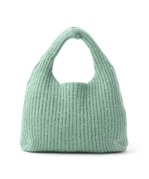 one'sterrace(ワンズテラス)の「◆ジェミル ラメ シャギーロゴバッグ(トートバッグ・レディース・アイボリー系8/グリーン系5/ブラック系8・99)」の7枚目の写真