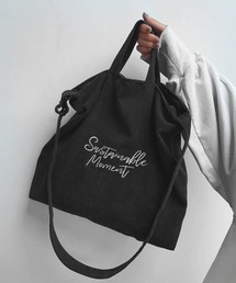 Mayree | 【resonance】コーデュロイ トートバッグ/ショルダーバッグ【2way/A4サイズ収納可能】(ショルダーバッグ)