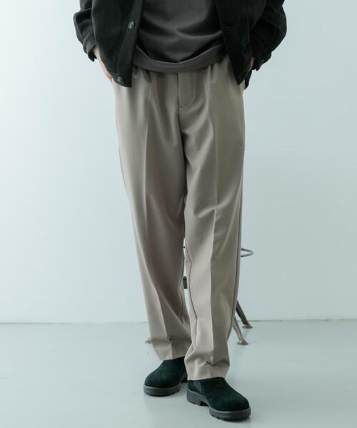 ITEMS URBANRESEARCH（アイテムズ アーバンリサーチ）の「ストレッチ×ウォッシャブル裏キモウスラックス（その他パンツ・メンズ・ネイビー/ベージュ/グレー/ブラック・LARGE/MEDIUM/SMALL）」の5枚目の写真