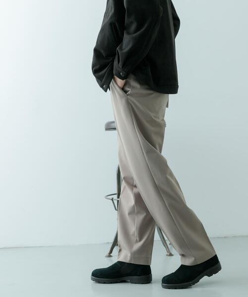 ITEMS URBANRESEARCH（アイテムズ アーバンリサーチ）の「ストレッチ×ウォッシャブル裏キモウスラックス（その他パンツ・メンズ・ネイビー/ベージュ/グレー/ブラック・LARGE/MEDIUM/SMALL）」の6枚目の写真