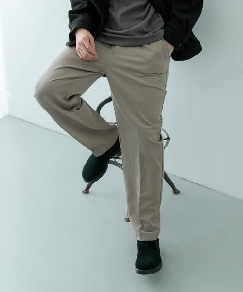 ITEMS URBANRESEARCH（アイテムズ アーバンリサーチ）の「ストレッチ×ウォッシャブル裏キモウスラックス（その他パンツ・メンズ・ネイビー/ベージュ/グレー/ブラック・LARGE/MEDIUM/SMALL）」の7枚目の写真