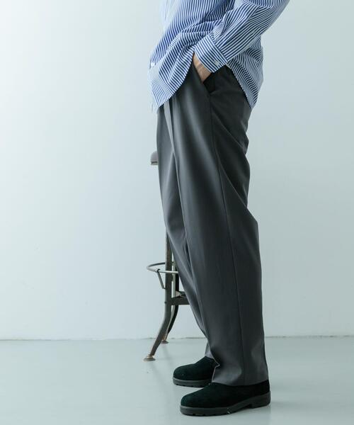 ITEMS URBANRESEARCH（アイテムズ アーバンリサーチ）の「ストレッチ×ウォッシャブル裏キモウスラックス（その他パンツ・メンズ・ネイビー/ベージュ/グレー/ブラック・LARGE/MEDIUM/SMALL）」の13枚目の写真