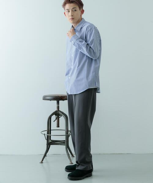 ITEMS URBANRESEARCH（アイテムズ アーバンリサーチ）の「ストレッチ×ウォッシャブル裏キモウスラックス（その他パンツ・メンズ・ネイビー/ベージュ/グレー/ブラック・LARGE/MEDIUM/SMALL）」の16枚目の写真