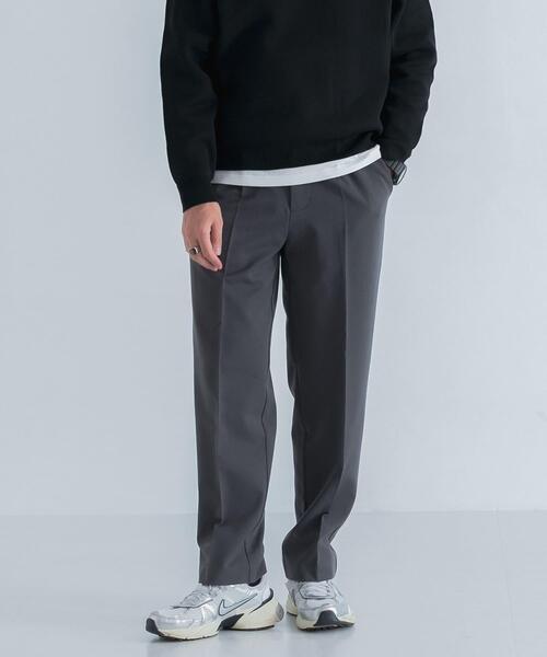 ITEMS URBANRESEARCH（アイテムズ アーバンリサーチ）の「ストレッチ×ウォッシャブル裏キモウスラックス（その他パンツ・メンズ・ネイビー/ベージュ/グレー/ブラック・LARGE/MEDIUM/SMALL）」の17枚目の写真