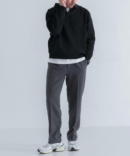 ITEMS URBANRESEARCH（アイテムズ アーバンリサーチ）の「ストレッチ×ウォッシャブル裏キモウスラックス（その他パンツ・メンズ・ネイビー/ベージュ/グレー/ブラック・LARGE/MEDIUM/SMALL）」の20枚目の写真