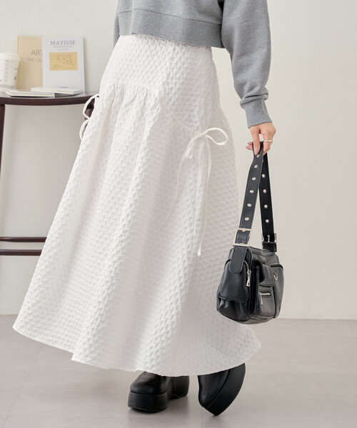 Chico（チコ）の「ジャガードボリュームロングスカート（スカート
