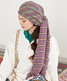 チャイハネ | 【チャイハネ】ウールチェックストール(マフラー)