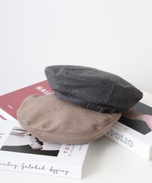 FUNALIVE（ファンアライブ）の「シンプル起毛 ベレー帽（ハンチング/ベレー帽）」