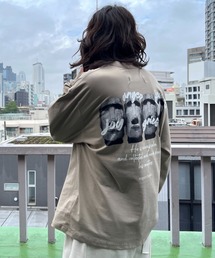 バックプリントロングTシャツ/"kidoairaku"L/S T-shirt