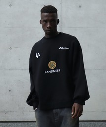 LANDNESS | 【LANDNESS/ランドネス】ヘビーウェイト裏起毛 ピグメント/ソリッド グラフィックスウェット(スウェット)