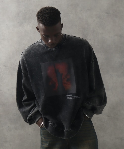 ベリーグッドマン スウェット ブラック B.S. CREW SWEAT/ブラックシープ クルーネック スウェット | Schott
