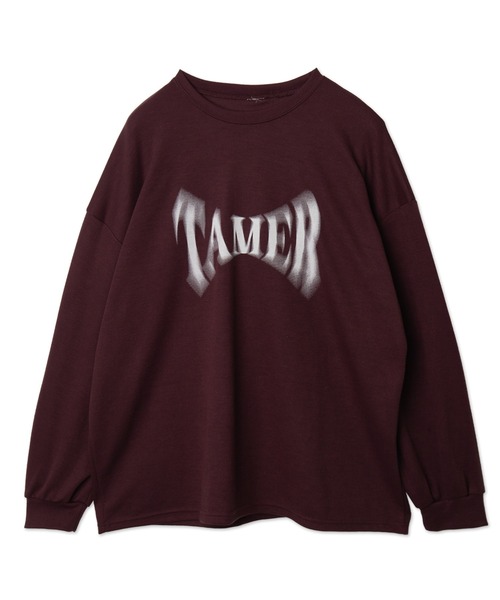 Figments(フィグメンツ)の「TAMERロゴロンT(Tシャツ/カットソー・レディース・ブラック/ワイン・FREE)」の8枚目の写真