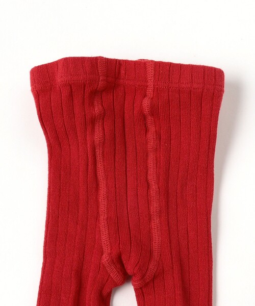 こども ビームス（コドモビームス）の「CONDOR / リブ タイツ（6ヶ月～2才）（タイツ/ストッキング・キッズ・グリーン系その他/イエロー系その他5/レッド系その他7/レッド系その他5/ブラック系その他2/グリーン系その他5/ライトブラウン/チャコールグレー/オフホワイト・2(1-2y)/0(6-12m)）」の12枚目の写真