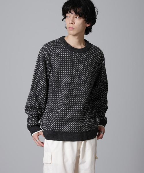 【セール】バーズアイニット（ニット/セーター）｜nano･universe（ナノユニバース）