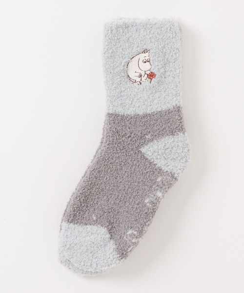 MOOMIN(ムーミン)の「【 MOOMIN 】 もこもこ靴下 in 巾着 24W10(ソックス/靴下・レディース・グレー/ピンク/レッド/ネイビー・FREE)」の17枚目の写真