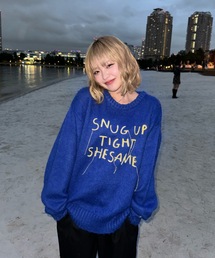waving logo Knit