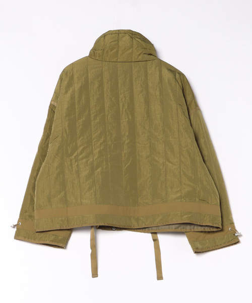 gossara(ゴサラ)の「Nワッシャー縦キルトJK(ブルゾン・レディース・ベージュ系/カーキ・MEDIUM)」の7枚目の写真