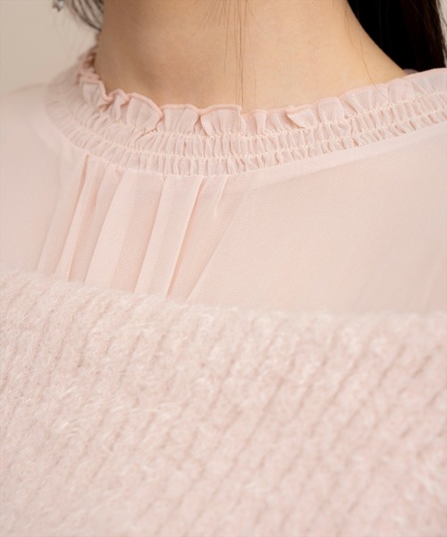 WILLSELECTION（ウィルセレクション）の「プチテディヤーンプルオーバー（ニット/セーター・レディース・ブラック/ベージュ/オフホワイト/ラベンダー・FREE）」の21枚目の写真