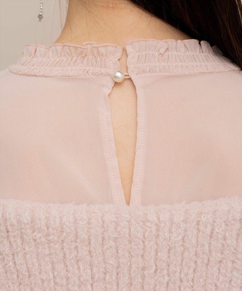 WILLSELECTION（ウィルセレクション）の「プチテディヤーンプルオーバー（ニット/セーター・レディース・ブラック/ベージュ/オフホワイト/ラベンダー・FREE）」の20枚目の写真