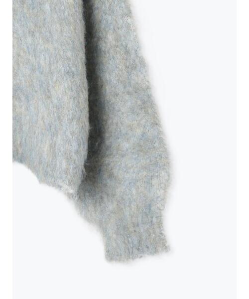 Te chichi TERRASSE(テチチテラス)の「金釦起毛クルーネックカーディガン(カーディガン/ボレロ・レディース・ブルー/ベージュ/ピンク・F)」の14枚目の写真