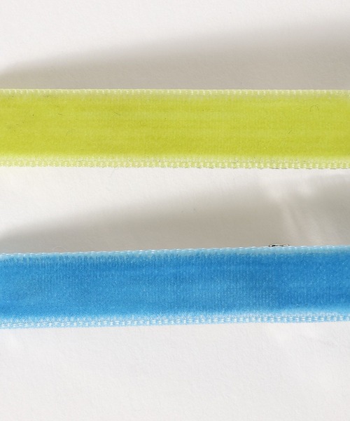 LOWRYS FARM（ローリーズファーム）の「カラーベロア2Pクリップ 287220（ヘアバンド・キッズ・カーキ/ピンク/イエロー/ブラウン/パープル・FREE）」の13枚目の写真