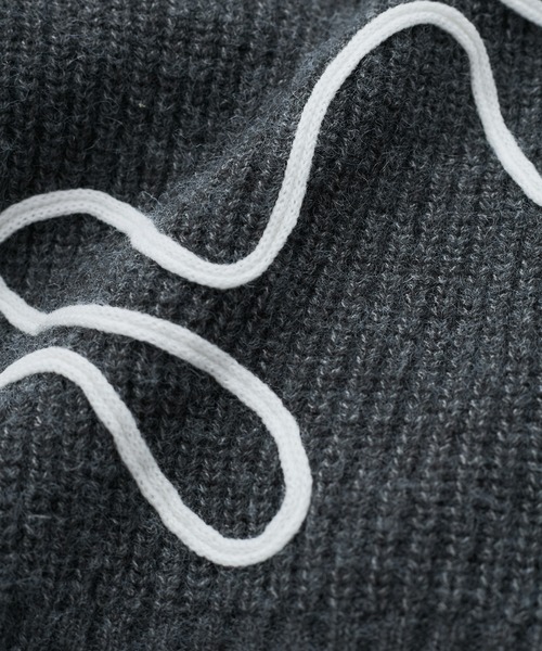 【セール】【WEB/1部店舗限定】リボンコード刺繍Vネックカーディガン【セットアップ対応】（カーディガン/ボレロ）｜VIS（ビス）